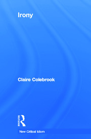 Irony book cover