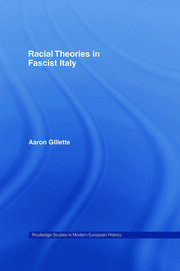 Racial Theories in Fascist Italy book cover