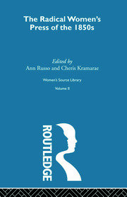 The Radical Women's Press of the 1850's book cover