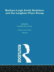 Barbara Leigh Smith Bodichon and the Langham Place Group book cover