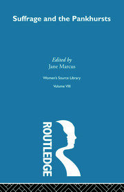 Suffrage and the Pankhursts book cover