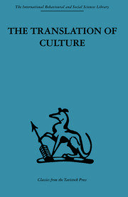The Translation of Culture: Essays to E E Evans-Pritchard book cover