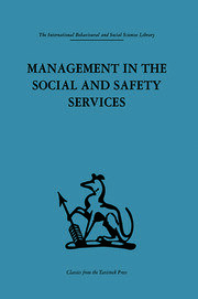 Management in the Social and Safety Services book cover