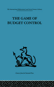 The Game of Budget Control book cover