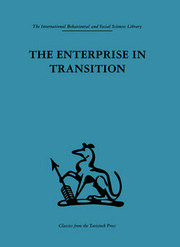 The Enterprise in Transition: An analysis of European and American practice book cover