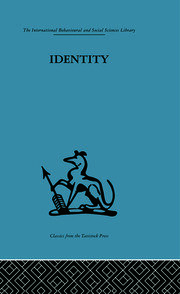 Identity: Mental health and value systems book cover