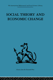 Social Theory and Economic Change book cover