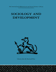 Sociology and Development book cover