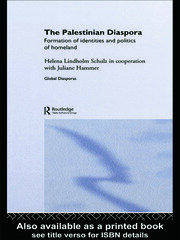 The Palestinian Diaspora book cover