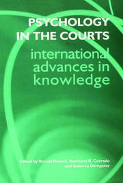Psychology in the Courts book cover
