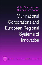 Multinational Corporations and European Regional Systems of Innovation book cover