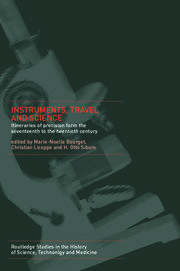 Instruments, Travel and Science: Itineraries of Precision from the Seventeenth to the Twentieth Century book cover