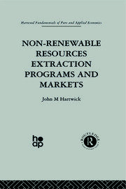 Non-Renewable Resources Extraction Programs and Markets book cover