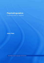 Psycholinguistics: A Resource Book for Students book cover