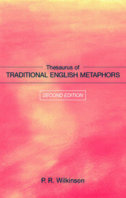 Thesaurus of Traditional English Metaphors book cover