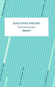 Qualitative Analysis book cover