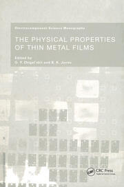 The Physical Properties of Thin Metal Films book cover