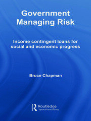 Government Managing Risk: Income Contingent Loans for Social and Economic Progress book cover
