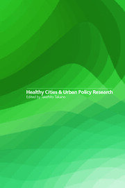 Healthy Cities and Urban Policy Research book cover