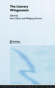 The Literary Wittgenstein book cover
