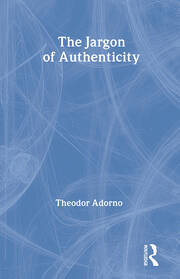 The Jargon of Authenticity book cover