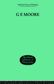 G E Moore: Essays in Retrospect book cover