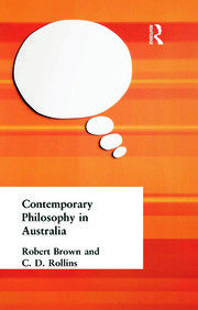 Contemporary Philosophy in Australia book cover