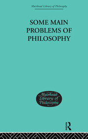 Some Main Problems of Philosophy book cover