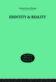 Identity & Reality book cover