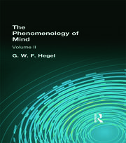 The Phenomenology of Mind: Volume II book cover