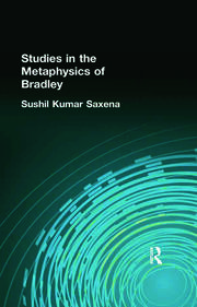 Studies in the Metaphysics of Bradley book cover