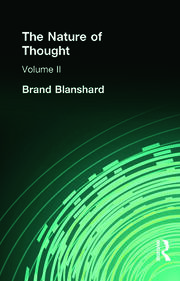 The Nature of Thought: Volume II book cover