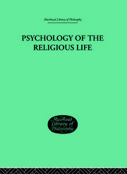Psychology of the Religious Life book cover