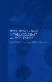 Good Governance in the Middle East Oil Monarchies book cover