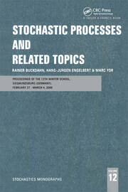 Stochastic Processes and Related Topics: Proceedings of the 12th Winter School, Siegmundsburg (Germany), February 27-March 4, 2000 book cover
