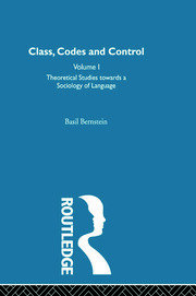 Theoretical Studies Towards a Sociology of Language book cover