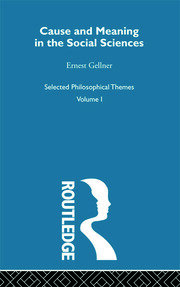 Cause and Meaning in the Social Sciences book cover