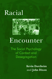 Racial Encounter: The Social Psychology of Contact and Desegregation book cover