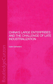 China's Large Enterprises and the Challenge of Late Industrialisation book cover