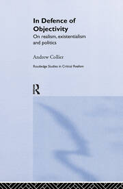 In Defence of Objectivity book cover