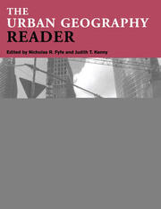 The Urban Geography Reader book cover