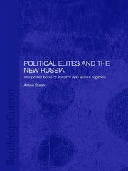 Political Elites and the New Russia: The Power Basis of Yeltsin's and Putin's Regimes book cover