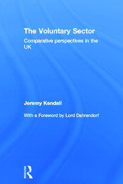 The Voluntary Sector: Comparative Perspectives in the UK book cover