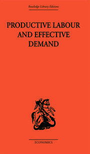 Productive Labour and Effective Demand book cover