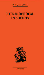 The Individual in Society: Papers on Adam Smith book cover