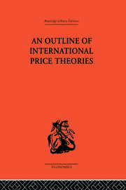 An Outline of International Price Theories book cover