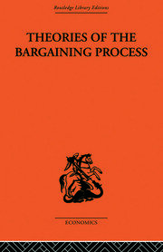 Theories of the Bargaining Process book cover