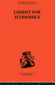 Lament for Economics book cover