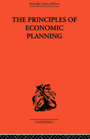 Principles of Economic Planning book cover