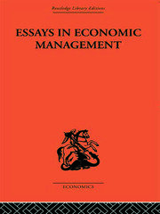 Essays in Economic Management book cover